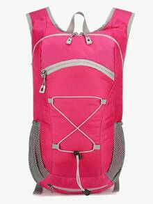 轻便骑行背包，男士适用，是户外运动、徒步旅行和登山的理想之选。便携，男女通用设计，是旅行的完美伴侣。也可作为书包、返校背包使用，大容量、防水、轻便、可折叠，经典休闲风格，适合男孩、男士、教师，是返校、开学第一天、大学、户外活动、旅行、野餐、运动场馆和健身的理想之选。