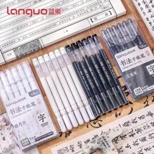 6pcs Calligraphy 1.0mm Color Gel Pens Set Bold Tip Ballpoint For Writing Drawing Painting Marker School,School Supplies,Back To School