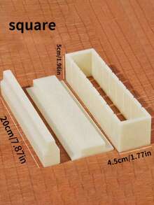 3 件套寿司制作工具，适合初学者 - DIY 寿司模具套装、便当盒配件、日式家庭厨房用具 | 防滑、易清洁、可重复使用（心形、圆形、方形寿司模具） - 彩色 - 查看 11