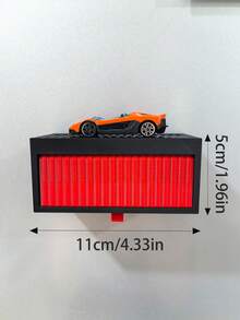 1 PC Openable Garage Key Hook (Racing Car Model Optional), Creative Design Toy, Key Chain Hook, Wall-Mounted Wall Decoration, Creative Gift, Suitable For Boys, Couples, Home Novelty Key Hook,Wall Key Holder, Novel Decoration Style, Key Chain Keychain, Wall Keychain, Wall Hook, House Key, Key Pendant, Key Holder - Multicolor - View 3