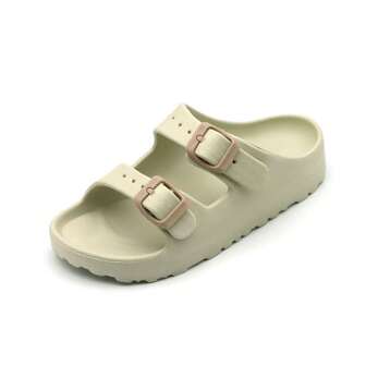 Sandalias de playa de verano para mujer, cómodas, ligeras, antideslizantes, de fácil deslizamiento, para uso casual al aire libre e interior, con suela suave y transpirable
