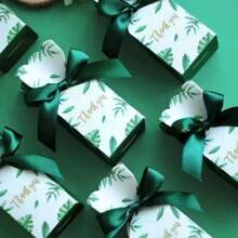 50pcs European Style Creative Wedding High-End Small Gift Box Packaging Fish Tail Vase Box Empty Box Wedding Candy Box Candy Gift Box Material Delicate Printing Clear Card Toughness High