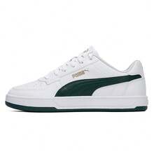 Puma White-dark Green-gold
