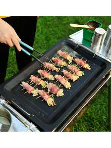 Stainless Steel BBQ Food Kitchen Tongs, Heat Resistant Grill Tongs, Kitchen Cooking Tongs, Silicone Food Tongs, Stainless Steel Kitchen Tongs With Non-Slip Handles, Non-Stick Cooking Tongs, Suitable For Baking Grilling, Camping Grilling, Serving, Cooking, Salads, Serving And Buffet, Outdoor Grilling Supplies Accessories, Kitchen Accessories.