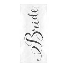 29X58in Personalized Bride Beach Towel, Summer Beach Blanket, Pool Swim Shower Bath Towel, Summer Vacation Towel, Wedding Gift Holiday Bathroom DecorTravel Essentials Travel Accessories Beach Essentials