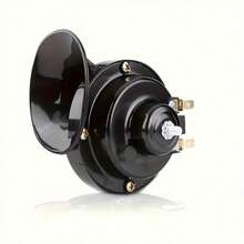 12V Ultrasonic Horn - Durable, Clear Sound, Suitable For 12V Cars With Two Snail Horns, Suitable For 12V Cars, Motorcycles, Boats And Off-Road Vehicles (Easy To Install, No Batteries Required) - [銀] - 查看 8