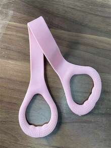 1 件阻力瑜伽健身带 - 高弹性 TPE 面料，无按扣，1 件装，适合女性肩部和背部伸展，家庭健身带健身房配件