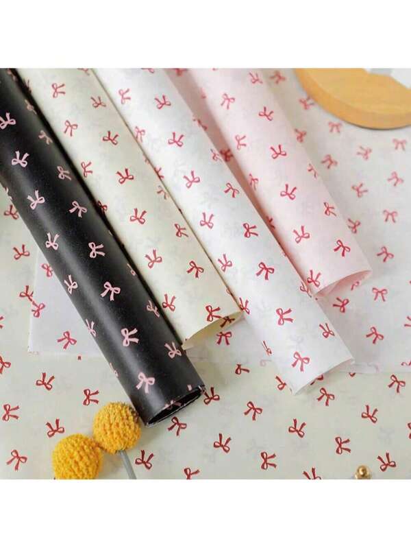 5/20 folhas de papel de embrulho com estampa de laço, forro para caixa de sapato, papel decorativo para embrulho de presente, papel de embrulho para flores do Dia dos Namorados, forro de embalagem com papel Sydney, ferramentas para embalar buquês, suprimentos decorativos, adequado para presentes do Dia dos Namorados, festas, buquês, papel de embrulho para pães, ovos e bolos, papel de embrulho para o Dia dos Pais, papel de embrulho para buquê de enfermeiras do Dia dos Professores