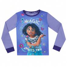 Disney Encanto  Pyjamas | Girls  Pyjamas | Kids Long Sleeve PJs | Official Merchandise | Fast UK Delivery Shipping | Trusted UK Seller | Great Gift For Kids | Perfect For Sleepovers, Birthdays And Christmas - Purple - View 2