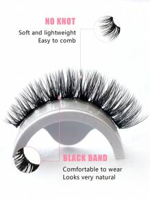 7 Pairs False EyeLashes 10mm 3D Effect Short Lashes Soft Faux Mink Lashes Wispy Fluffy Eyelashes Natural Cat Eye Reusable