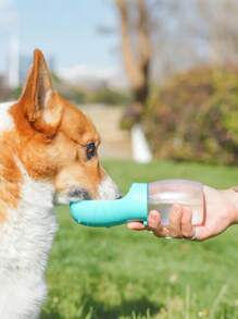 1pc Pet Water Dispenser, Dog Outdoor Drinking Cup, Cat Water Bottle, Outdoor Pet Travel Cup, Portable Drinking Dispenser