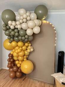 Vỏ bọc giá đỡ cong hai mặt có nhiều màu sắc, phù hợp với nhiều loại giá đỡ cong khác nhau, vải đàn hồi, Giáng sinh, phông nền đám cưới hình vòm lớn, vải đàn hồi cao, vỏ bọc phông nền tiệc sinh nhật, vải chụp ảnh, vỏ bọc phông nền hình bán nguyệt - Nhiều màu - Xem 8