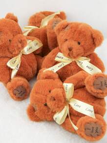 Juguete de peluche de oso de 17 CM de altura, regalo de decoración de oso de dibujos animados. Juguetes de peluche lindos, regalos para Pascua, Navidad, Día de San Valentín, Acción de Gracias, Día de la Madre, Día del Padre.