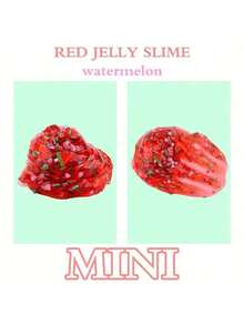 1pc 100ml Lollipop/Watermelon Butter Slime, Cream Scented Slime Birthday Gift, Soft & Non-Sticky DIY Slime Kit Party Favor, Valentine/Easter/Christmas/Halloween Filler [Random Sticker]