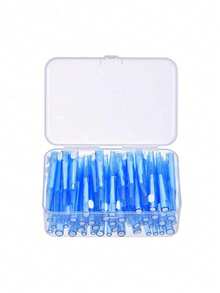10/30/60 Pieces Interdental Brushes With Box, 0.6mm, 0.7mm, 0.8mm, Teeth Cleaning Tools, Oral Hygiene Interdental Brushes, Toothpick Cleaner For Detail Cleaning - Multicolor - View 19