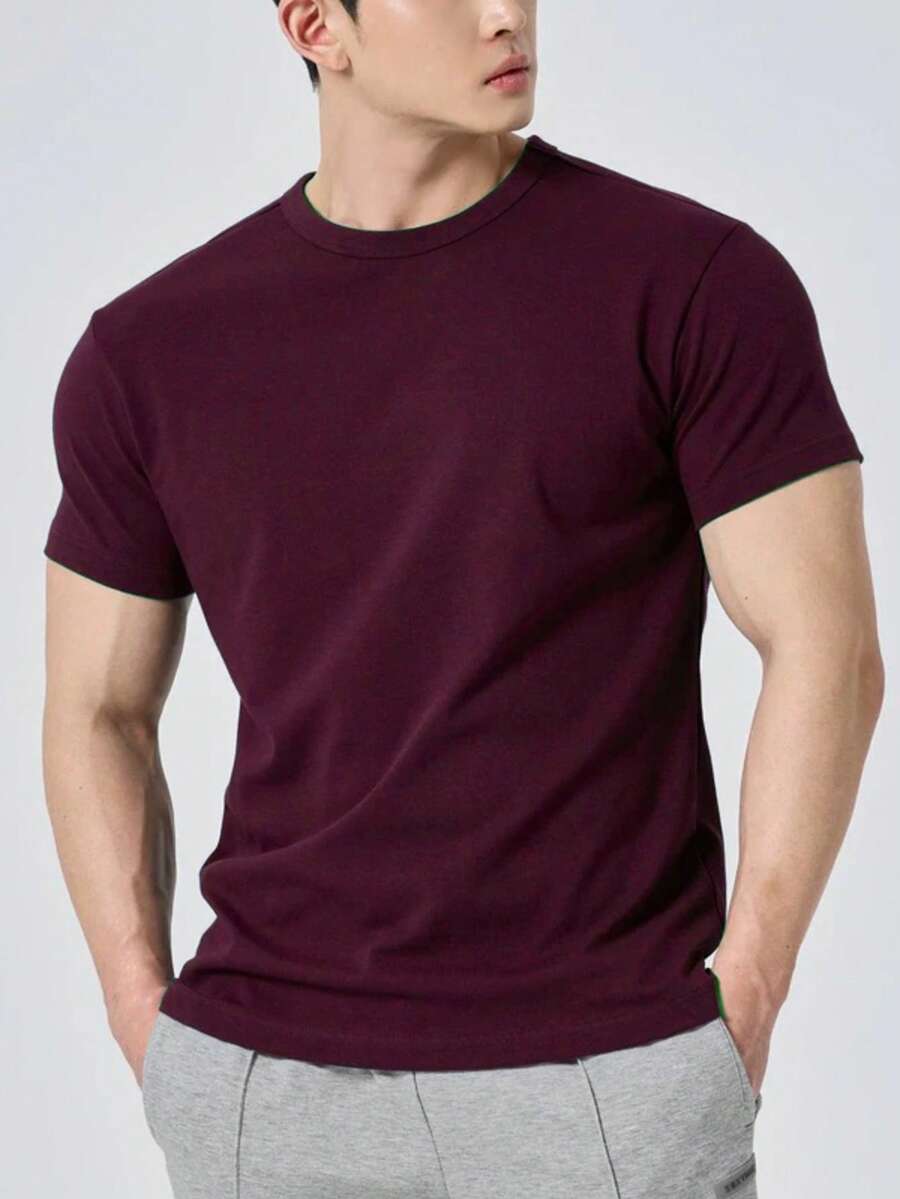Men T-Shirts & Tanks - Burdeos - Ver 1