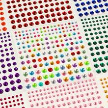 Face, Nail And Eye Makeup | Acrylic Gem Stickers For Body Accessories And Party Decorations - 彩色 - 查看 7