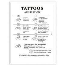 ELANE 19 Sheets Tramp Stamp Temporary Tattoo,Temporary Tramp Stamp Tattoo Stickers Women Grils Men - Black - View 8
