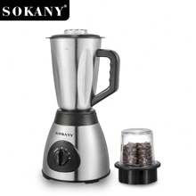 SOKANY SOKANY 03012 Household Multifunctional Wall Breaking Machine, Fruit Juicer, Ice Crusher, Food Cooking Machine, Grinder, Cooking Machine, Vegetable And Fruit Mixer.3-Speed Adjustable Speed, Free Grinding Cup, 2-In-1 Configuration, 1.5L Large Capacity, Stainless Steel Surface, Stainless Steel Blade, Suitable For Family Wall-Breaking Juicer Cooking Machine
