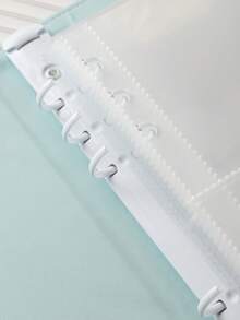 A5 Size PU Binder With 20pcs Sleeves, 3inch 5inch Ring Organizer Postcard Album - White & Pink, Autograph Collection Book, Graduation Photo Album, Life Photo Storage, Birthday Gift, Memorabilia - White - View 7