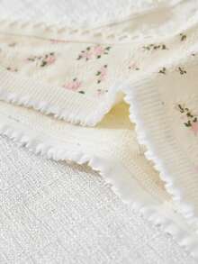 DORSU Bộ 3 quần lót dây ren cho nữ, đồ lót mềm mại, co giãn, gợi cảm, trang trí nơ hoa dễ thương, quần lót dây viền tương phản, đồ lót thể thao năng động, phù hợp cho mọi mùa, cạp thấp, màu trơn, quần lót dây màu vàng tươi cho nữ. - Nhiều màu - Xem 5