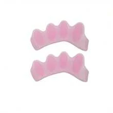 2pcs Soft Silicone Toe Separator, Reusable Toe Spreaders For Foot Alignment And Protection, Alcohol-Free Toe Stretchers - Multicolor - View 6