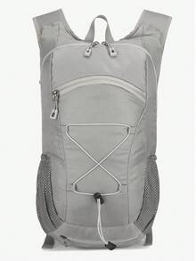 轻便骑行背包，男士适用，是户外运动、徒步旅行和登山的理想之选。便携，男女通用设计，是旅行的完美伴侣。也可作为书包、返校背包使用，大容量、防水、轻便、可折叠，经典休闲风格，适合男孩、男士、教师，是返校、开学第一天、大学、户外活动、旅行、野餐、运动场馆和健身的理想之选。