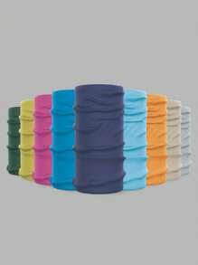 Airkeet Solid Color Ice Silk Multifunctional Headscarf Is Suitable For Summer Outdoor Sports, Cool And High Elasticity Headscarf.