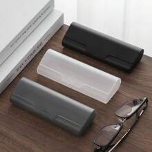 Glasses Case - Frosted Plastic Transparent Storage Box - Suitable For Both Men And Women, For Nearsighted Glasses, Presbyopic Glasses, Sunglasses And Sunglasses. An Outdoor Portable Glasses Storage Box. With Inner Padding, It Can Effectively Protect The Glasses Lenses From Being Scratched. - Multicolor - View 7