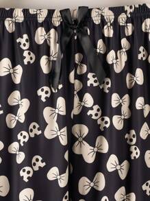 3 Stücke große Größen Lässig Hosen, Caprihosen mit Schmetterling Muster, Sommer Schlafanzug Hosen für Frauen, Short-Hosen im Boho-Stil, Große Größen