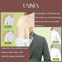 Sholder Pads Ultra Silicone Shoulder Pads For Womens Clothing –Boost Comfort And Posture With Natural,Secure Lightweight Design Ideal For Formal, Casual And Active Wear.2 Pairs - Transparent - 2 Pairs - (1x Transparent+1x Skin) - View 5