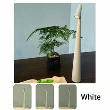 1 pièce Lampe de table à design minimaliste, veilleuse rechargeable pour la lecture et l'apprentissage, lampe de bureau à interrupteur tactile avec trois modes d'éclairage réglables. Convient pour la chambre à coucher, le bureau, la décoration et l'éclairage du salon.