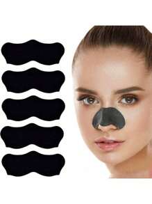 5 piezas/10 piezas/15 piezas/20 piezas/30 piezas/40 piezas/50 piezas/100 piezas/200 piezas Tiras para la nariz para eliminar puntos negros, limpieza profunda, parches faciales para puntos negros - al por menor