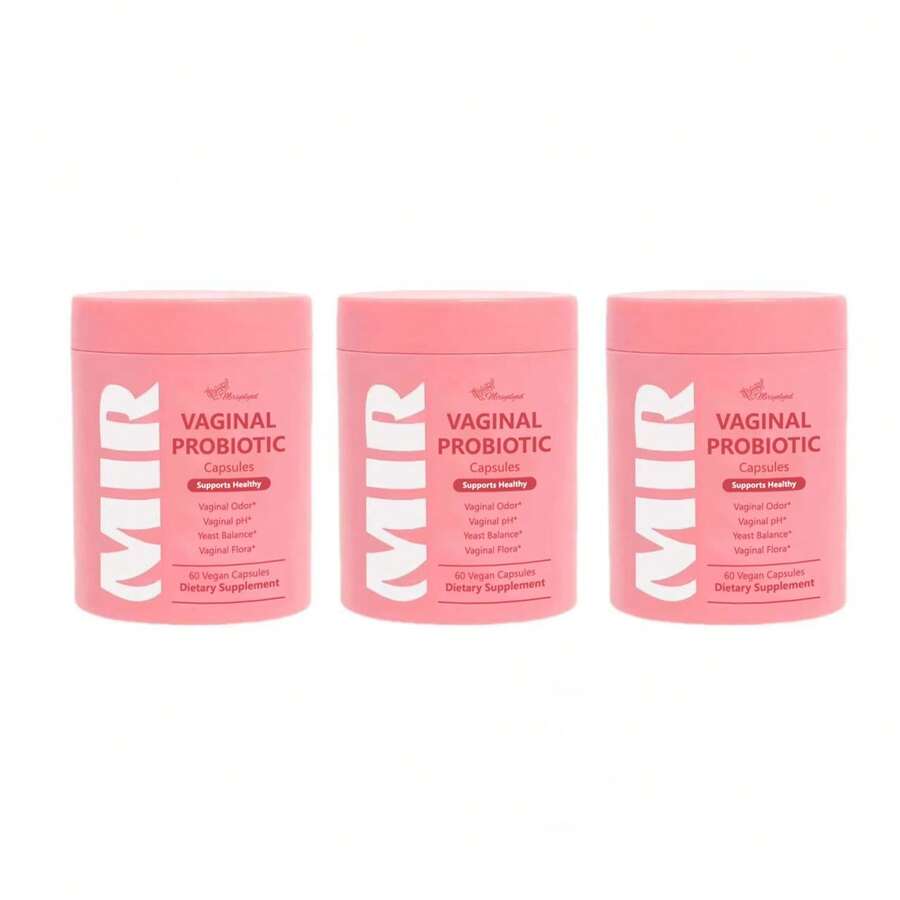 Miriyalyad Women's Probiotics-60 Counts Health Supplements Private Intimate Health Probiotics For Women PH Balance With Prebiotics & Lactobacillus Probiotic Blend - 3PCS - 查看 1