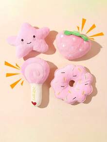 1套宠物咀嚼玩具，毛绒发声玩具，手工棉绳玩具，狗狗牙齿清洁咀嚼玩具，编织绳狗玩具，宠物用品 - 彩色 - 查看 13