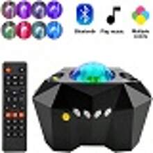 Proiettore Bluetooth Aurora, funzione timer personalizzata, luce notturna atmosferica a LED con galassia e stelle per decorazione camera da letto, regalo