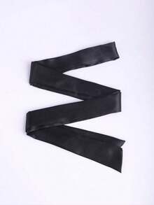 1pc Plush Robe, Suitable For Bathroom, Bedroom, Living Room, Travel For Women Back To School - Black - View 7