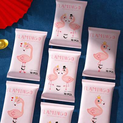 1/2/5/10/30 Packs [10pcs Per Pack] Portable Wet Wipes For Daily Household Cleaning