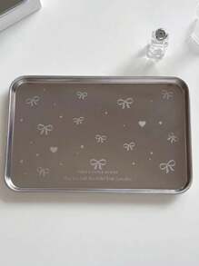 INS Style Nail Art Organizer Tray, Trending Nail Technician Workstation Storage Plate, Indispensable For Beauty Salons, Nail Polish/Rhinestone/Tweezers Organizer Box, Photo Shooting Essentials