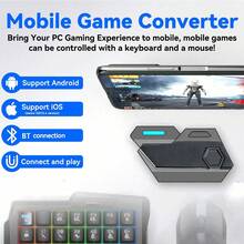 手机控制器游戏键盘鼠标转换器移动控制器游戏手柄 BT5.0 无线适配器寂静岭、无线游戏键盘、Valorant - 彩色 - 查看 5