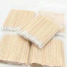 500Pcs Nails Wood Cleaning Swab Clean Sticks Bud Tip Wooden Head Cleaning Swab Clean Sticks Manicure Detail Corrector Nail Polish Remover Art Tool,Nail Supplies,Nail Tools,Nail Art Tools,Back To School,Nails,Nail Tools For Press On Nails