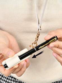 笔夹钥匙扣，护士笔夹，防丢笔夹，口红夹，实用礼品夹，化妆刷夹，汽车钥匙收纳夹，医护人员证件夹，医护人员必备，办公桌收纳，护士感谢礼品 - 彩色 - 查看 3