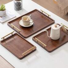 [Nordic Style] Wooden Kitchen Storage Tray, Minimalist Multi-Purpose Organizer Rack, Utensils & Condiment Storage Box