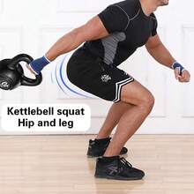 4-10KG Cement Kettlebells, Suitable For Gym, Home Use, And Gifting To Friends, Can Exercise Rolling, Weightlifting, Squats, And Abs - Black - View 2