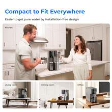 Waterdrop WD-A2 Countertop Reverse Osmosis System,Hot And Cold RO System, Portable Pure Water Tank, Bottleless Water Cooler, 6 Temperature Settings, Hot Cold Room Water, 3:1 Pure To Drain - UK Plug(220-240V) - View 8