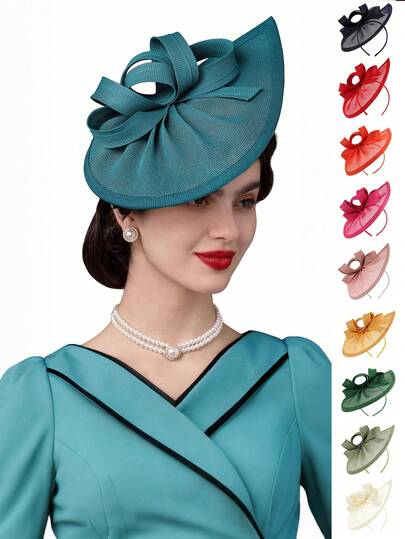 Tea Party Fascinator Hat For Women Kentucky Headwear Derby Pillbox Church Hat For Cocktail Wedding, Hair Accessories, Tiny Hats, Mini Fascinator, Mini Cap, School Stuff, Gifts, Gala Night