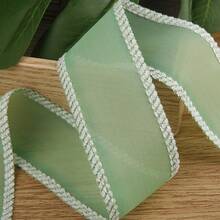 银色金属雪纺丝带,DIY服装,帽子,礼品盒,花卉装饰,蝴蝶结,发饰材料 - 彩色 - 查看 8