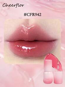 CHEERFLOR 镜面水润唇彩、玻璃唇彩、水润轻盈、布丁果冻质地、钻石丰唇彩、液体唇膏、 - CFR942 - 查看 3