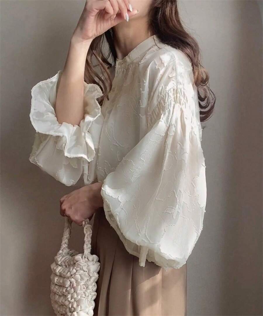 Women Blouses - Albaricoque - Ver 1