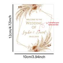 30 Stück individuell gestaltete Hochzeit Weinflaschenetiketten - personalisierte Hochzeitspaar Name & Datum Flaschenetiketten für Braut und Bräutigam, Hochzeitsfeier Dekorationen, perfekt für Taufe, Hochzeitsfeierlichkeiten, Schulmaterial, Schulanfang